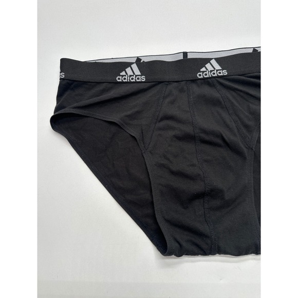 Adidas Men's Briefs Underwear Black Aeroready Athletic Performance Large 36-38 - Picture 2 of 6